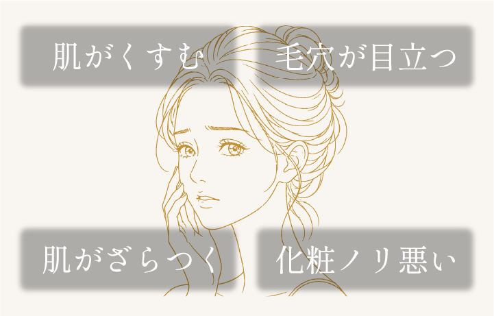 乳酸ピーリングのお悩み