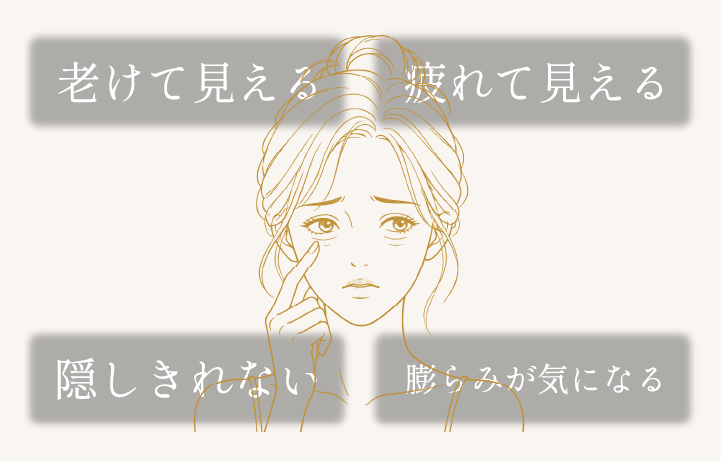 目の下のお悩み